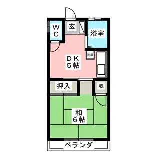 コーポひろせ【2階】の間取り
