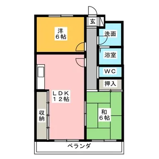 内堀マンション【3階】の間取り
