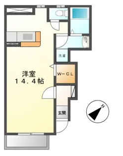 メゾンヴェール【1階】の間取り