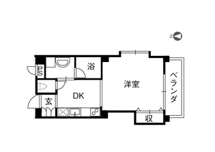 セントラルフェイス【2階】の間取り