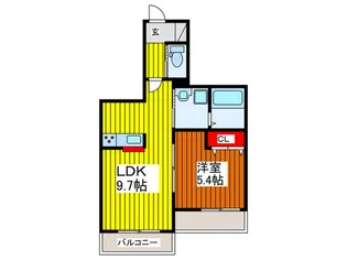 ベルテ【3階】の間取り