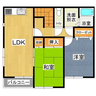 グリーンヒル【2階】の間取り