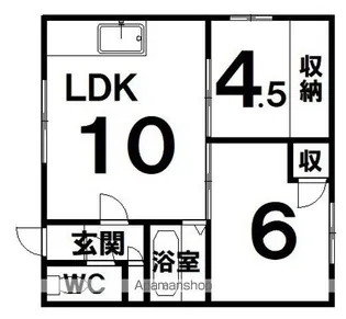 スターハイツ【2階】の間取り