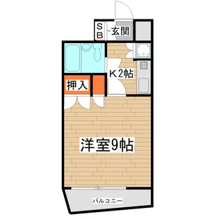 エスパシオ支倉【3階】の間取り