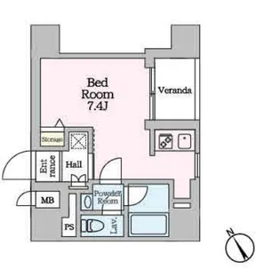 フォレシア町田【7階】の間取り