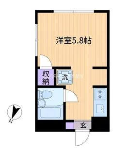 カーサMHN【1階】の間取り