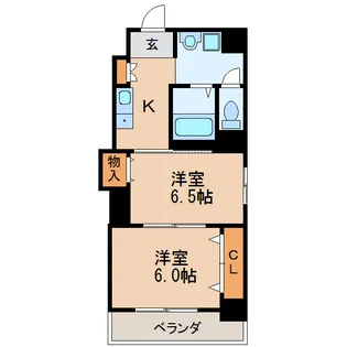 プレステージ名古屋【7階】の間取り