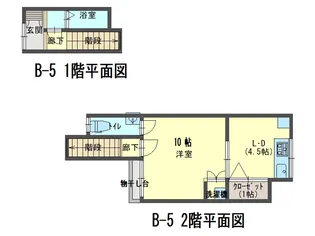 京都府京都市下京区西七条名倉町【一戸建】の間取り