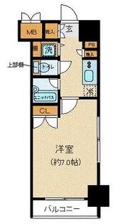パレステュディオ神田神保町【3階】の間取り