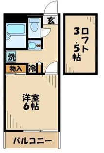 レオパレスリブラ(19821)【1階】の間取り