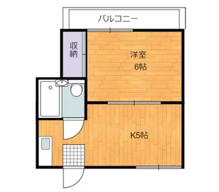 グレースコート関【2階】の間取り