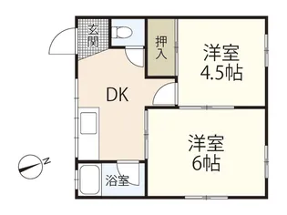 戸花ビル【2階】の間取り