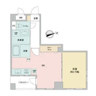 アーバンラックス今池【2階】の間取り