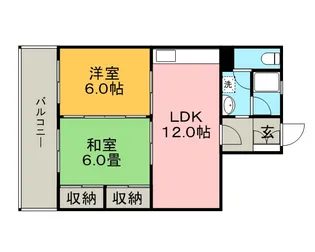福岡県久留米市長門石3【マンション】の間取り