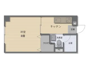 ハーモニーコート【4階】の間取り