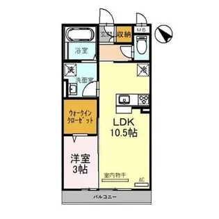 グラン・サンクJ【1階】の間取り