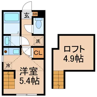 神奈川県横浜市保土ヶ谷区峰岡町2【アパート】の間取り