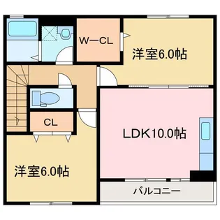 ヴェルドミール【2階】の間取り