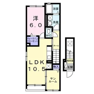 グレースヒル【2階】の間取り