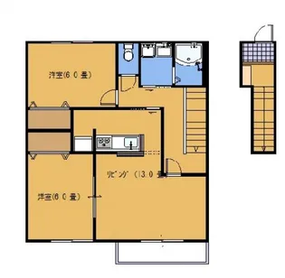 エル・プレール西高屋【2階】の間取り