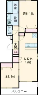 maison Sun Bridge【2階】の間取り