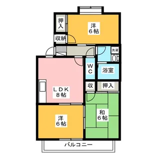 ヴォラトスC【2階】の間取り