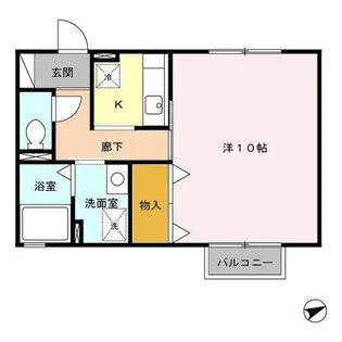 セジュール楽【1階】の間取り