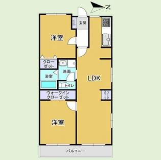 レジーナカトウ【3階】の間取り