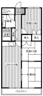 BEVERY HILLS【4階】の間取り