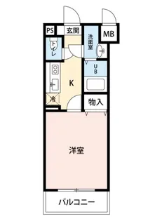 ヴィランス大塚I【1階】の間取り
