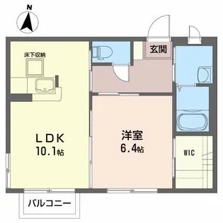 シャーメゾン青葉II【1階】の間取り