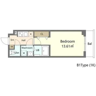 Alivis新江古田(アリビスシンエゴタ)【1階】の間取り