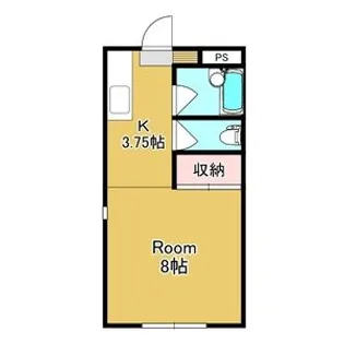 アルファK【1階】の間取り