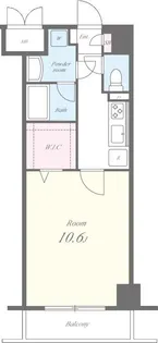 東京都新宿区新小川町【マンション】の間取り