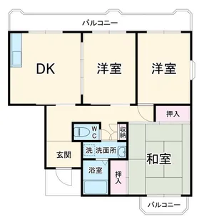3DKの間取り画像