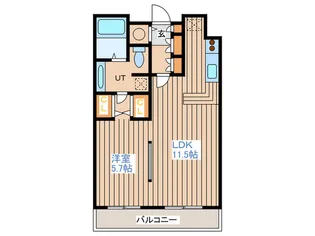 PLACE54【1階】の間取り