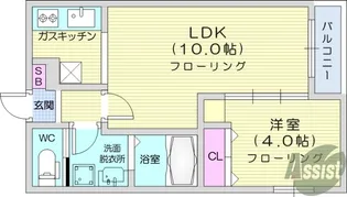 GrandChariot * 大和町【2階】の間取り