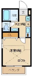 スプロートWEST【1階】の間取り