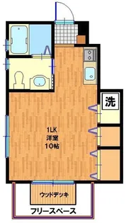 メープルコート【1階】の間取り