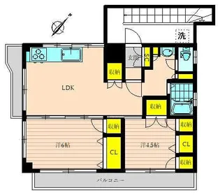 天山ビル【3階】の間取り
