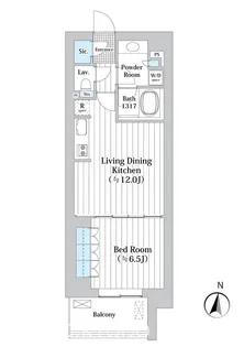 アビティグランデ砧【4階】の間取り
