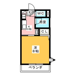 ピュアハウス【1階】の間取り