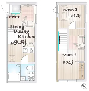 ルミドゥース目黒の間取り