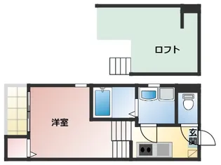 ハーモニーテラス井の森町【2階】の間取り