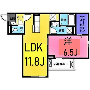 ブローテ【1階】の間取り