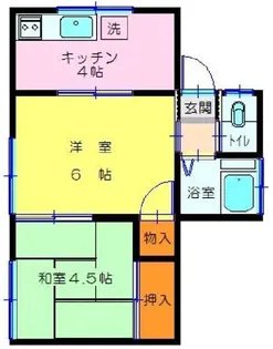 ルナホーム長谷川【1階】の間取り