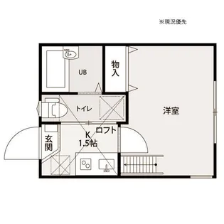 レイディアンス東山田【2階】の間取り