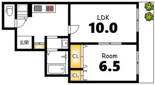 観音町ビル【5階】の間取り