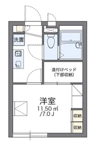 エスポワール【1階】の間取り