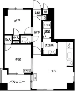 調布パークス【3階】の間取り